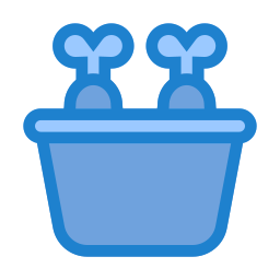 Chicken bucket icon