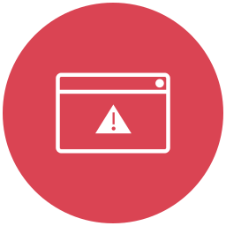 브라우저 경고 icon