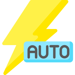 flash automatique Icône