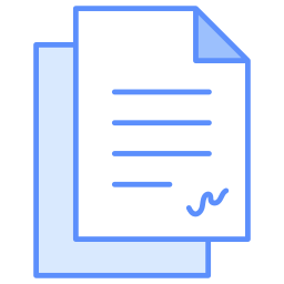 formulario de contrato icono
