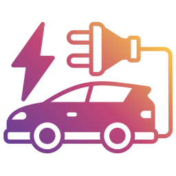 Electric car icon