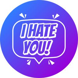 Hate you icon