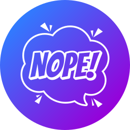 Nope icon