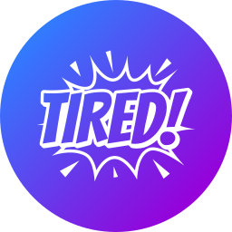 zmęczony ikona