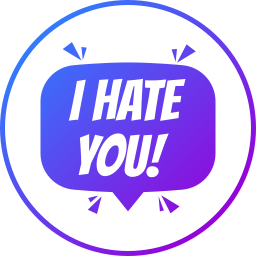Hate you icon