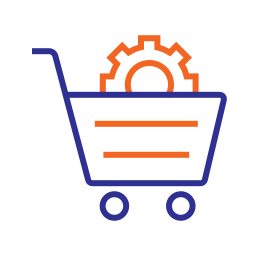 sito web di e-commerce icona