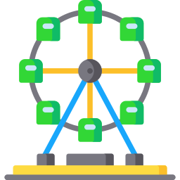 Ferris wheel icon