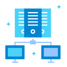 server di hosting icona