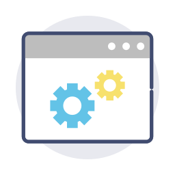 sitio web icono