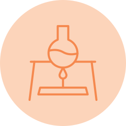 Lab equipment icon