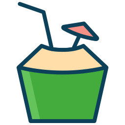 Tender coconut icon