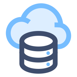 archiviazione nel cloud icona