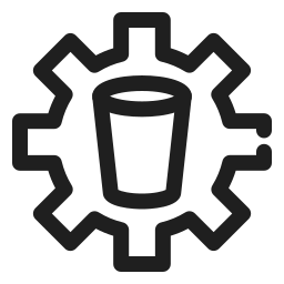 Waste processing icon