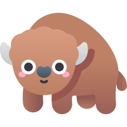 Plains bison icon