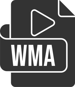 formato de archivo wma icono