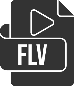 formato de archivo flv icono