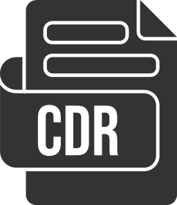cdr 파일 형식 icon