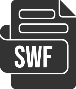 formato de arquivo swf Ícone