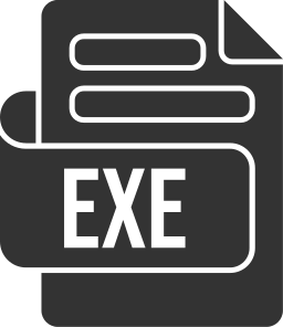 formato de archivo ejecutable icono