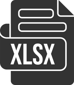 xlsx-bestandsformaat icoon