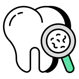 análisis dental icono