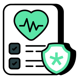 rapport médical Icône