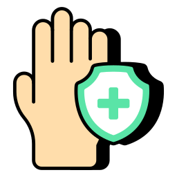 protección de mano icono