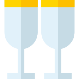 Champagne glass icon