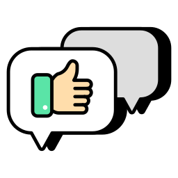 positieve feedback icoon