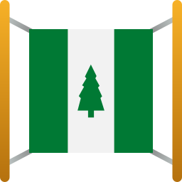 norfolk-eiland icoon