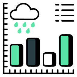 Meteorology analytics icon