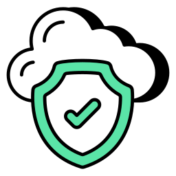 Cloud protection icon