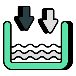 Sea water icon