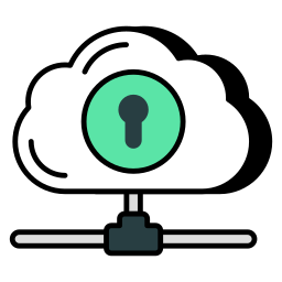 Cloud protection icon