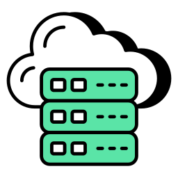 Cloud data icon