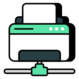Printing machine icon