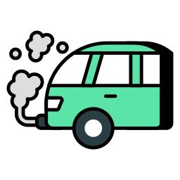 contaminación vehicular icono