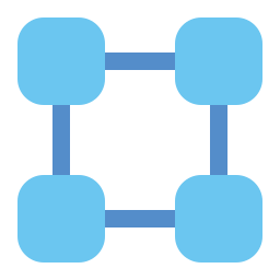 blockchain icoon