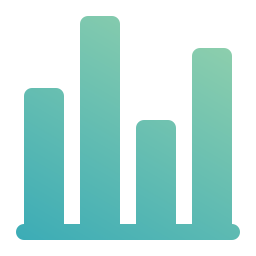 gráfico de barras Ícone