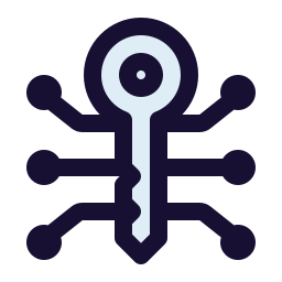 llave digital icono