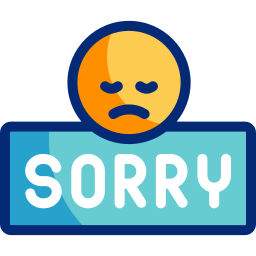 sorry icoon