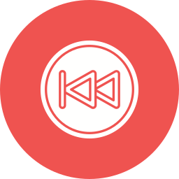 Backward button icon