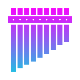 flauto di pan icona