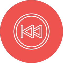 Backward button icon