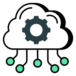 konfiguracja chmury ikona