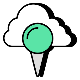Cloud direction icon