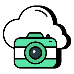 fotografía de nubes icono