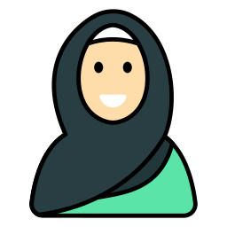 muzułmańska kobieta ikona