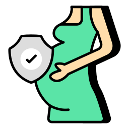 seguro maternidade Ícone