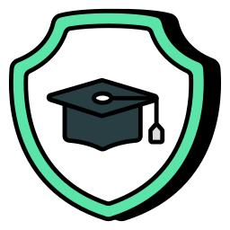 Education insurance icon